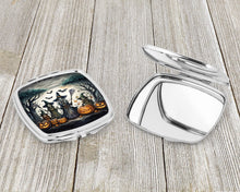 Load image into Gallery viewer, Witches Spooky Halloween Compact Mirror – Stylish Purse Mirror with Artistic Covers