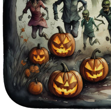 Load image into Gallery viewer, Zombies Spooky Halloween Dish Drying Mat