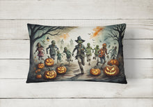 Load image into Gallery viewer, Zombies Spooky Halloween Fabric Decorative Pillow