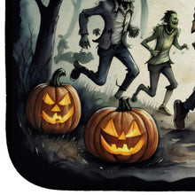 Load image into Gallery viewer, Zombies Spooky Halloween Dish Drying Mat