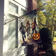 Load image into Gallery viewer, Zombies Spooky Halloween House Flag
