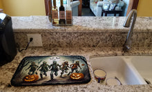 Load image into Gallery viewer, Zombies Spooky Halloween Dish Drying Mat