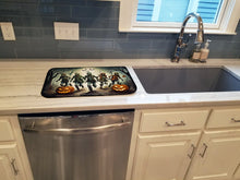 Load image into Gallery viewer, Zombies Spooky Halloween Dish Drying Mat