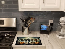 Load image into Gallery viewer, Zombies Spooky Halloween Glass Cutting Boards – Durable, Decorative Kitchen Art Large
