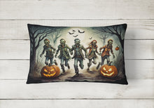 Load image into Gallery viewer, Zombies Spooky Halloween Fabric Decorative Pillow