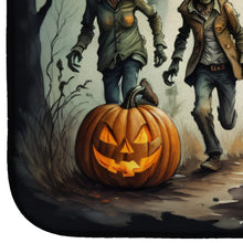 Load image into Gallery viewer, Zombies Spooky Halloween Dish Drying Mat