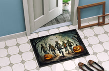 Load image into Gallery viewer, Zombies Spooky Halloween Doormat -  18x27 Decorative Floor Mat – Indoor/Outdoor Rug