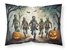 Load image into Gallery viewer, Zombies Spooky Halloween Fabric Standard Pillowcase – Artistic Decorative Front, White Back