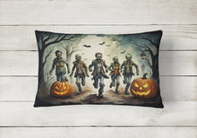 Load image into Gallery viewer, Zombies Spooky Halloween Fabric Decorative Pillow
