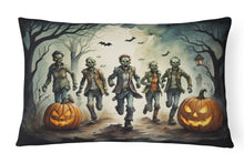Load image into Gallery viewer, Zombies Spooky Halloween Fabric Decorative Pillow