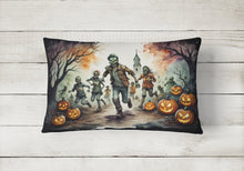 Load image into Gallery viewer, Zombies Spooky Halloween Fabric Decorative Pillow