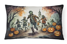 Load image into Gallery viewer, Zombies Spooky Halloween Fabric Decorative Pillow
