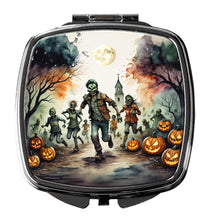 Load image into Gallery viewer, Zombies Spooky Halloween Compact Mirror – Stylish Purse Mirror with Artistic Covers