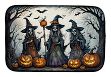 Load image into Gallery viewer, Witches Spooky Halloween Dish Drying Mat
