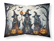 Load image into Gallery viewer, Witches Spooky Halloween Fabric Standard Pillowcase – Artistic Decorative Front, White Back