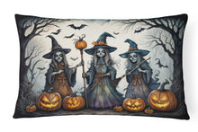 Load image into Gallery viewer, Witches Spooky Halloween Fabric Decorative Pillow