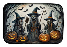 Load image into Gallery viewer, Witches Spooky Halloween Dish Drying Mat