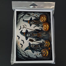 Load image into Gallery viewer, Witches Spooky Halloween Greeting Cards -  Blank Note Cards – 8-Pack of Artist-Designed Cards with Envelopes