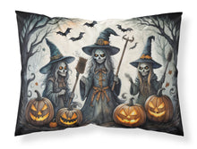 Load image into Gallery viewer, Witches Spooky Halloween Fabric Standard Pillowcase – Artistic Decorative Front, White Back