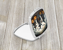 Load image into Gallery viewer, Witches Spooky Halloween Compact Mirror – Stylish Purse Mirror with Artistic Covers