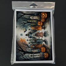 Load image into Gallery viewer, Creepy Dolls Spooky Halloween Greeting Cards -  Blank Note Cards – 8-Pack of Artist-Designed Cards with Envelopes