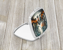 Load image into Gallery viewer, Creepy Dolls Spooky Halloween Compact Mirror – Stylish Purse Mirror with Artistic Covers