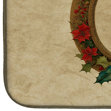 Load image into Gallery viewer, Akita Christmas Flowers Dish Drying Mat