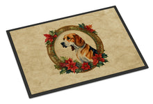 Load image into Gallery viewer, American Foxhound Christmas Flowers Doormat