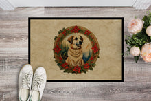 Load image into Gallery viewer, Anatolian Shepherd Dog Christmas Flowers Doormat