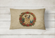 Load image into Gallery viewer, Anatolian Shepherd Dog Christmas Flowers Throw Pillow