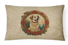 Load image into Gallery viewer, Anatolian Shepherd Dog Christmas Flowers Throw Pillow