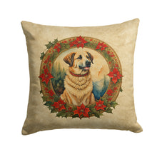 Load image into Gallery viewer, Anatolian Shepherd Dog Christmas Flowers Throw Pillow