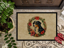 Load image into Gallery viewer, Appenzeller Sennenhund Christmas Flowers Doormat