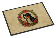 Load image into Gallery viewer, Appenzeller Sennenhund Christmas Flowers Doormat
