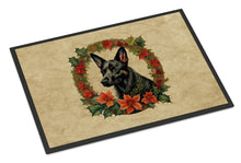 Load image into Gallery viewer, Australian Kelpie Christmas Flowers Doormat