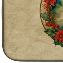 Load image into Gallery viewer, Australian Terrier Christmas Flowers Dish Drying Mat