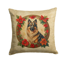 Load image into Gallery viewer, Belgian Tervuren Christmas Flowers Throw Pillow