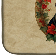 Load image into Gallery viewer, Bloodhound Christmas Flowers Dish Drying Mat