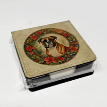 Load image into Gallery viewer, Boxer Christmas Flowers PU Leather Note Paper Holder