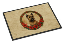 Load image into Gallery viewer, Cairn Terrier Christmas Flowers Doormat-24x36 Indoor / Outdoor Rug | Made in USA