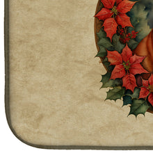 Load image into Gallery viewer, Chow Chow Christmas Flowers Dish Drying Mat
