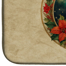 Load image into Gallery viewer, Corgi Christmas Flowers Dish Drying Mat