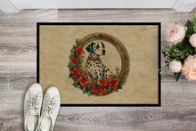 Load image into Gallery viewer, Dalmatian Christmas Flowers Doormat-24x36 Indoor / Outdoor Rug | Made in USA