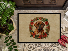 Load image into Gallery viewer, Dogue de Bordeaux Christmas Flowers Doormat