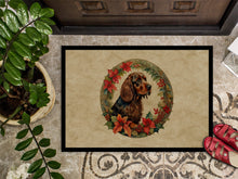 Load image into Gallery viewer, Field Spaniel Christmas Flowers Doormat-24x36 Indoor / Outdoor Rug | Made in USA
