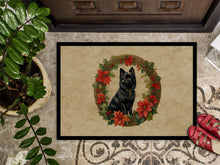 Load image into Gallery viewer, German Spitz Christmas Flowers Doormat