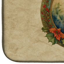 Load image into Gallery viewer, Glen of Imaal Terrier Christmas Flowers Dish Drying Mat