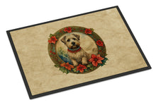 Load image into Gallery viewer, Glen of Imaal Terrier Christmas Flowers Doormat