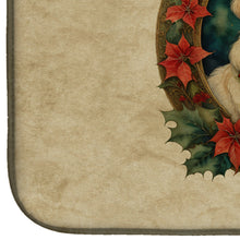 Load image into Gallery viewer, Great Pyrenees Christmas Flowers Dish Drying Mat