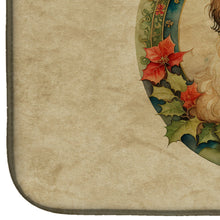 Load image into Gallery viewer, Havanese Christmas Flowers Dish Drying Mat